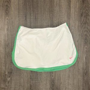 White and green nike tennis/golf skirt.